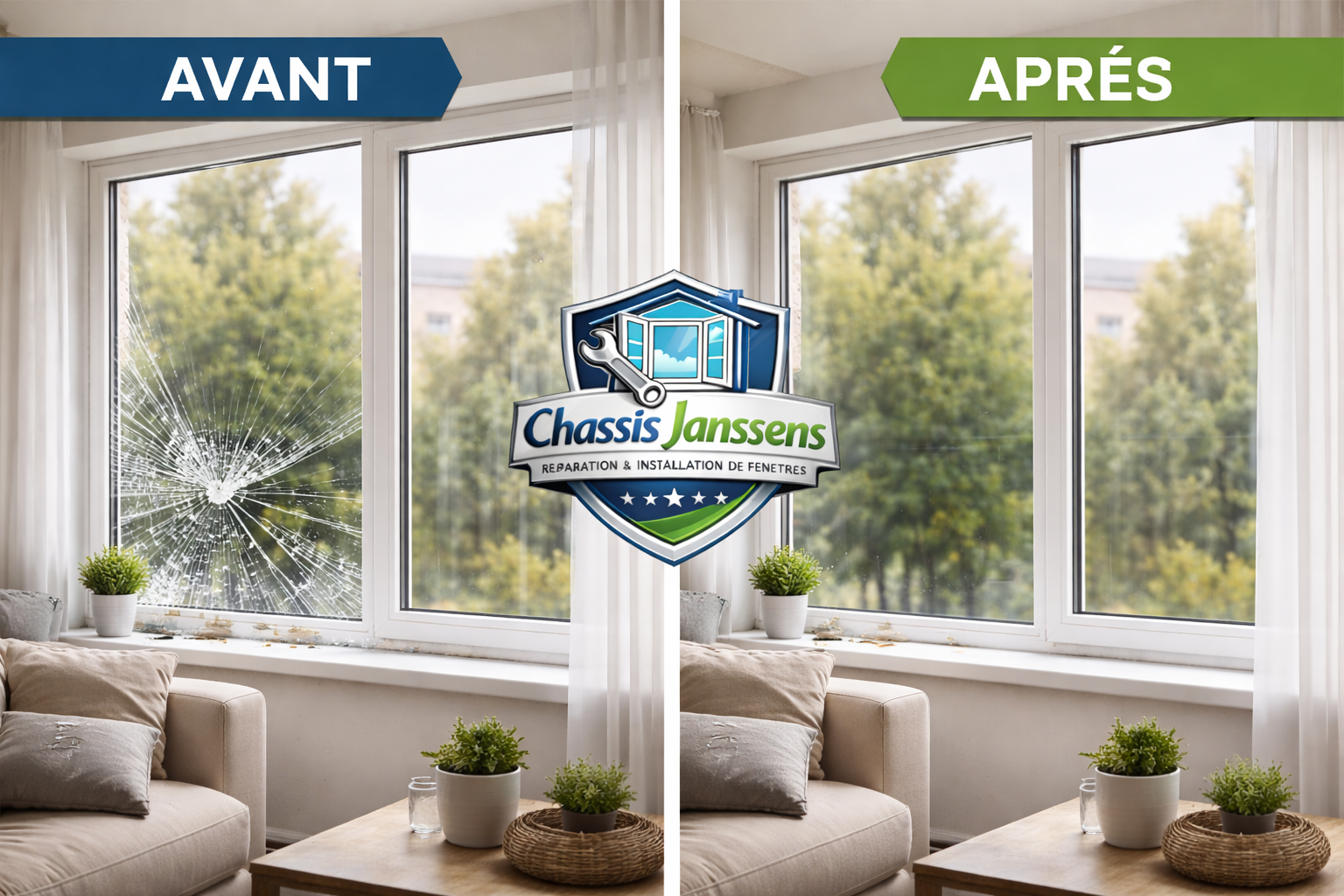 Avant après réalisation 2